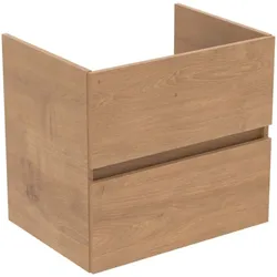 Ideal Standard Eurovit Plus Möbeldoppelwaschtischunterschrank R0259Y8 Hamilton Eiche, 60x44x55cm, 2 Auszüge