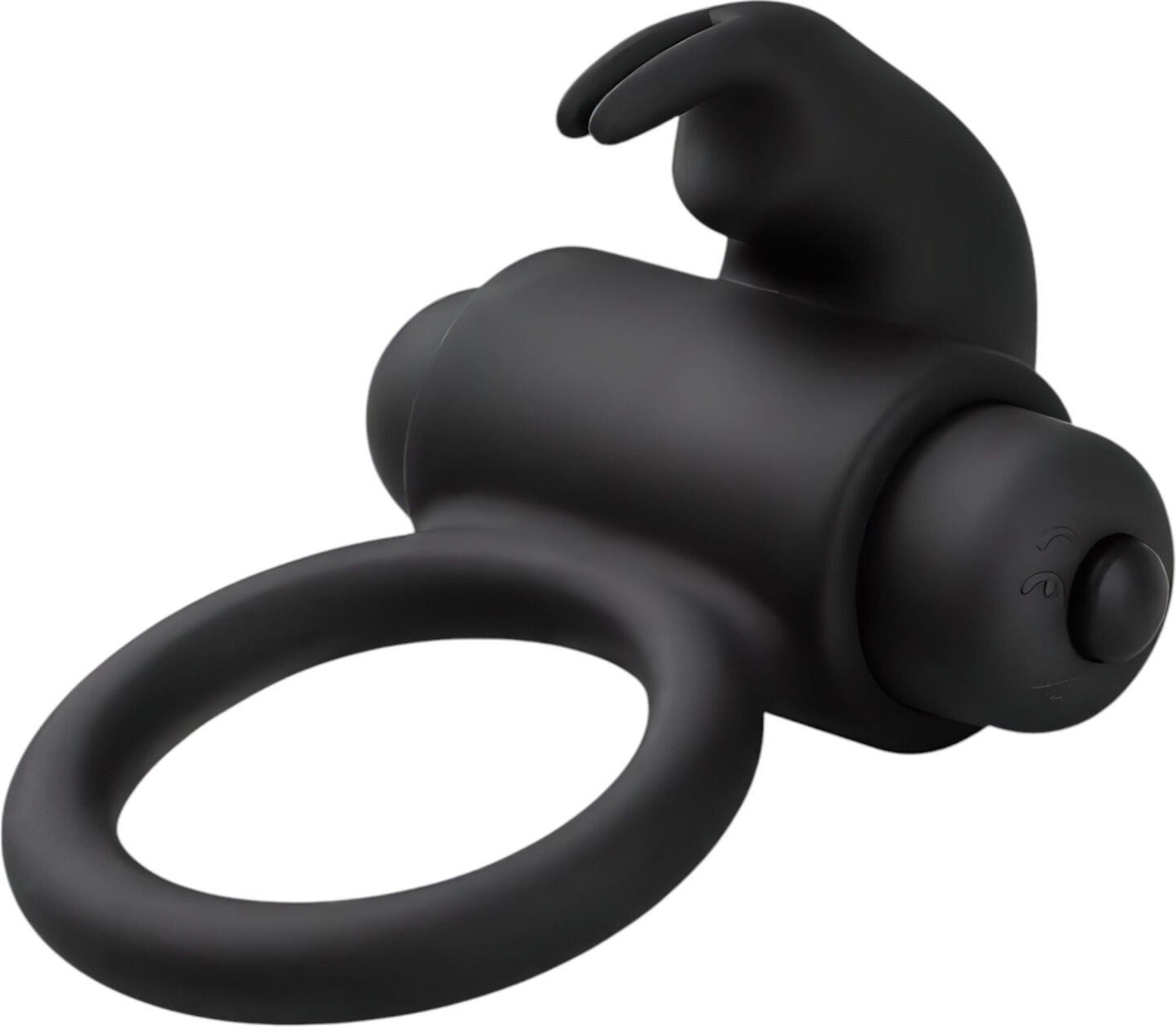 EasyToys Bunny - Vibrating Penis Ring (Black)