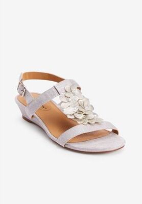 Women's The Carina Slingback by Comfortview in Silver (Size 9 M)