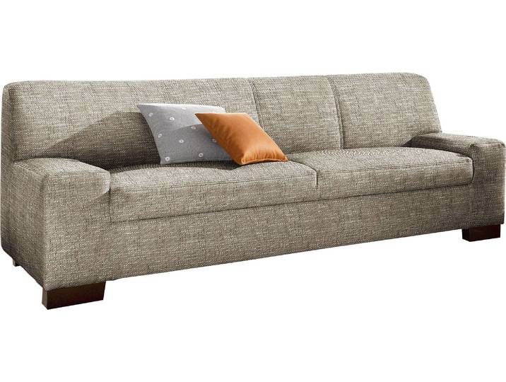 2-Sitzer DOMO COLLECTION Norma, zeitlos, kubisch und elegant, komfortabel, flache Armlehnen , beige, B:192cm H:74cm T:85cm, Sofas, 2-Sitzer