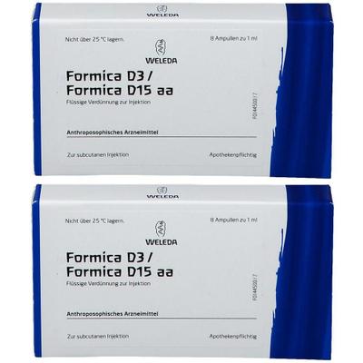 Formica D 3/Formica 15 aa Ampullen 2x 2x8x1 ml