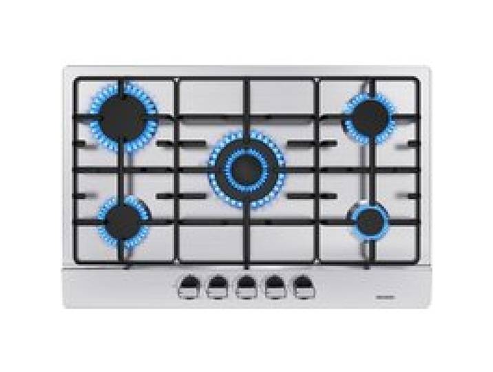 Plaque de Cuisson Gaz - WEHIMO - 5 Feux - Inox - Encastrable - 76x50 cm