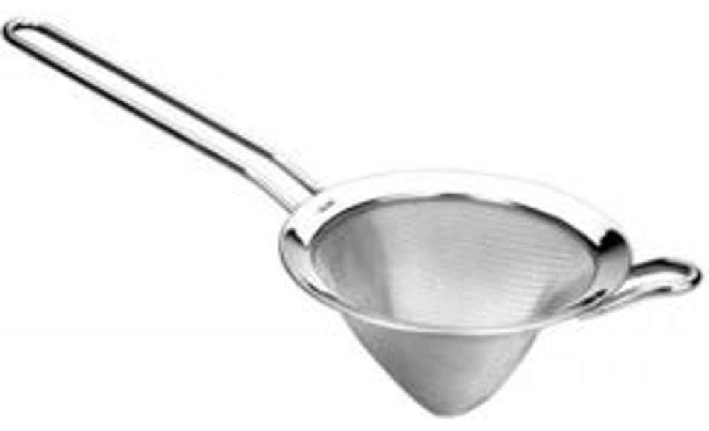 Dripio Conische zeef van roestvrij staal, 7 cm, zilverkleurig