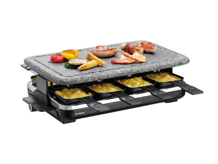 Trisa Raclette Hot Stone 8er Raclettegeräte