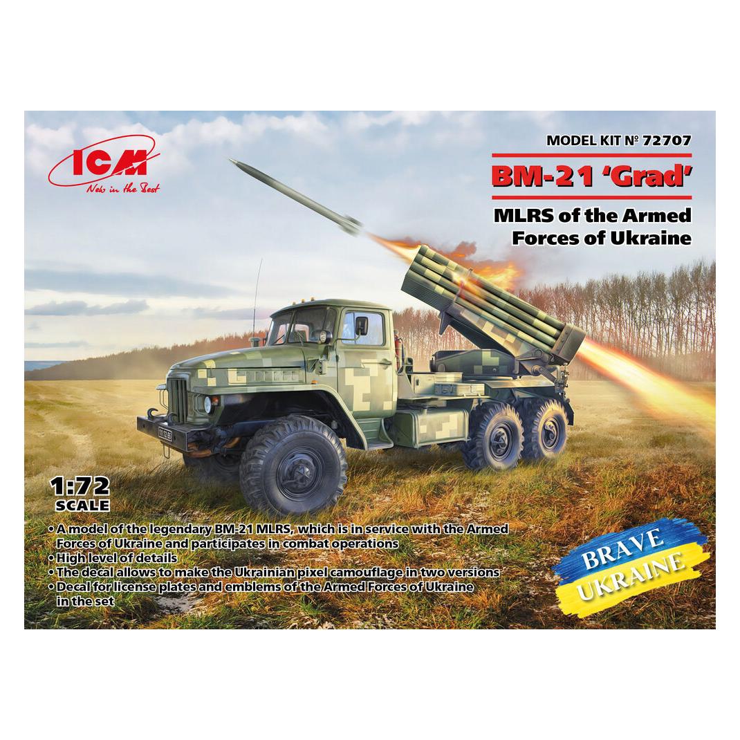 ICM BM-21 Grad, MLRS of the Armed Forces of Ukraine (72707)
