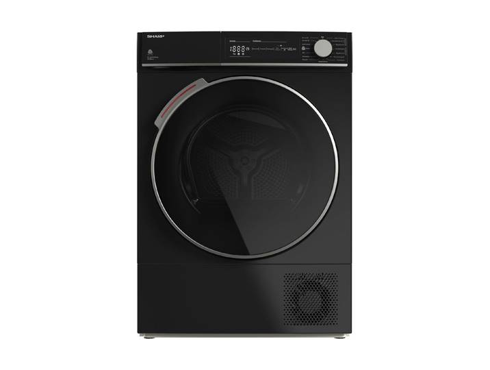 SHARP Wärmepumpentrockner KD-NHH9S9GB3-DE , Energieeffizienz: C, schwarz, B:59,6cm H:84,5cm T:60,9cm, Trockner, Wärmepumpentrockner
