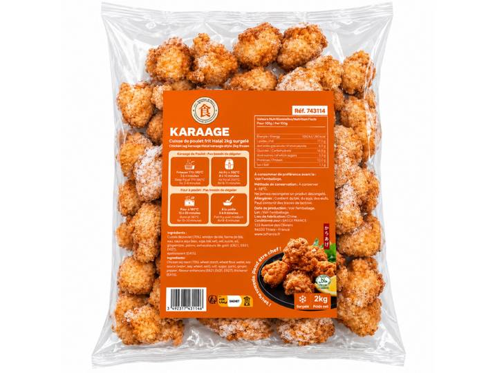 MPA Karaage cuisse de poulet frit Halal - 2kg