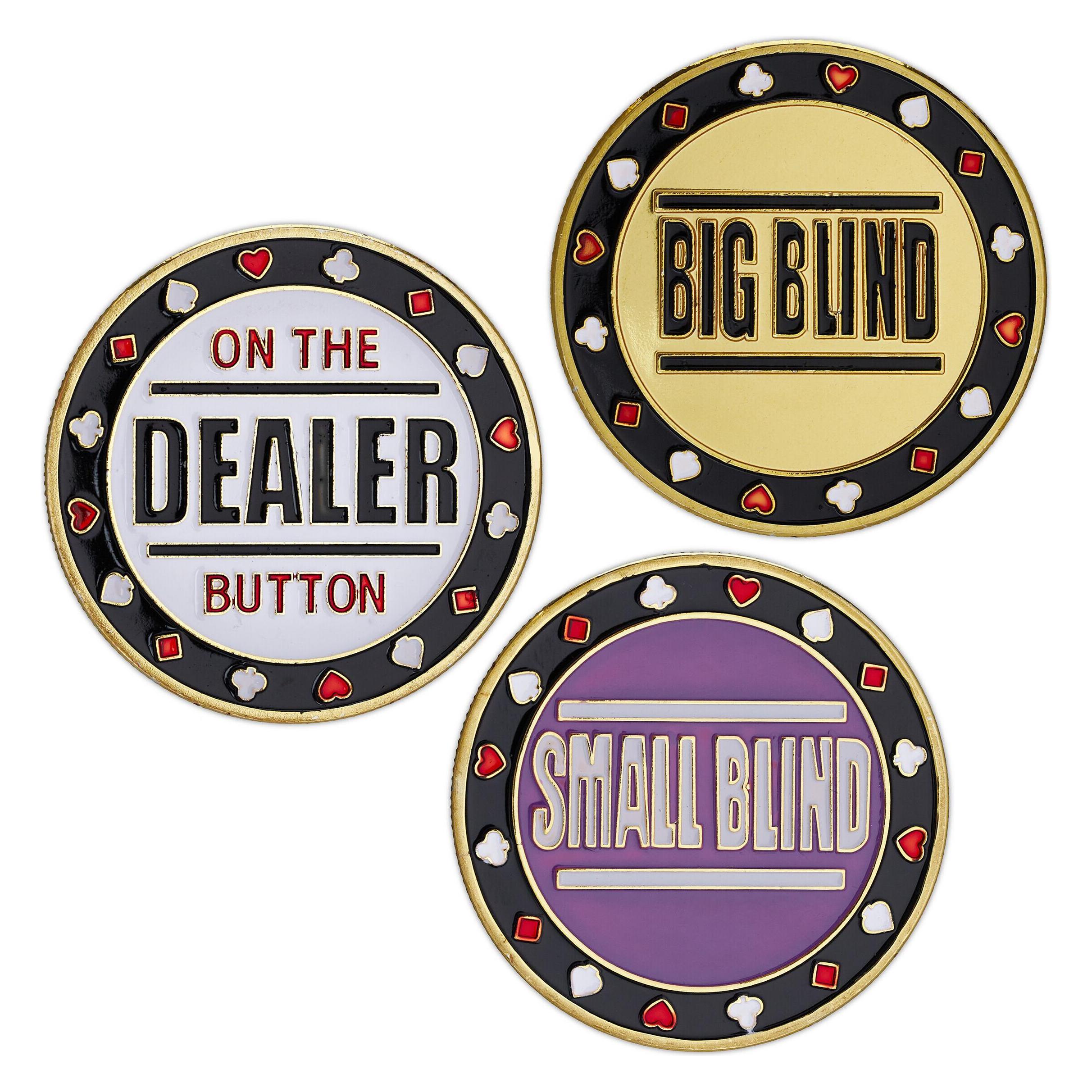 Relaxdays 3tlg. Pokerbutton-Set (4052025380144)