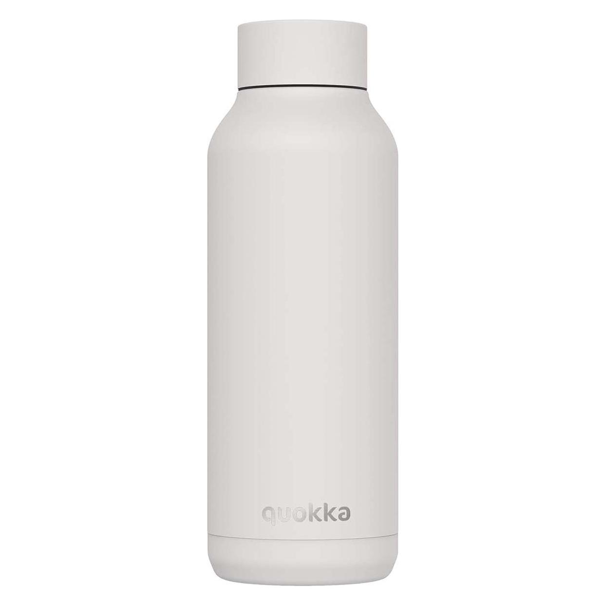Quokka Solide weisse Edelstahl-Thermosflasche 510ml (0.51 l) (11992)