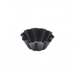 Paderno Antihaft-Brioche-Törtchenform Ø 8 cm, gewellt, 6er-Pack