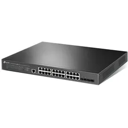 TP-Link PoE+ Switch TL-SG3428XPP-M2 (24 Ports), Netzwerk Switch, Schwarz