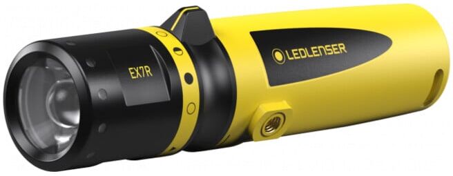 Lampe de poche Ledlenser EX7R EX rechargeable pour les groupes de gaz et de poussière les plus élevés (IIC/IIIC) (500837)