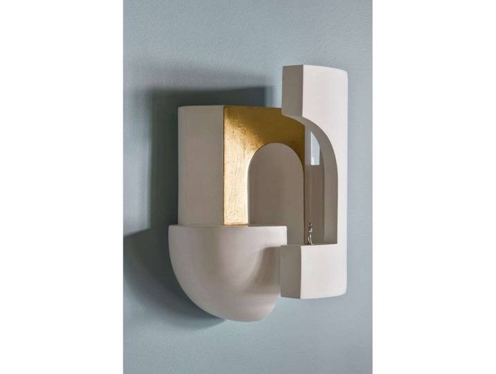 Soul Story 2 Wandleuchte White/Gold - DCW - Design - Kunststoff