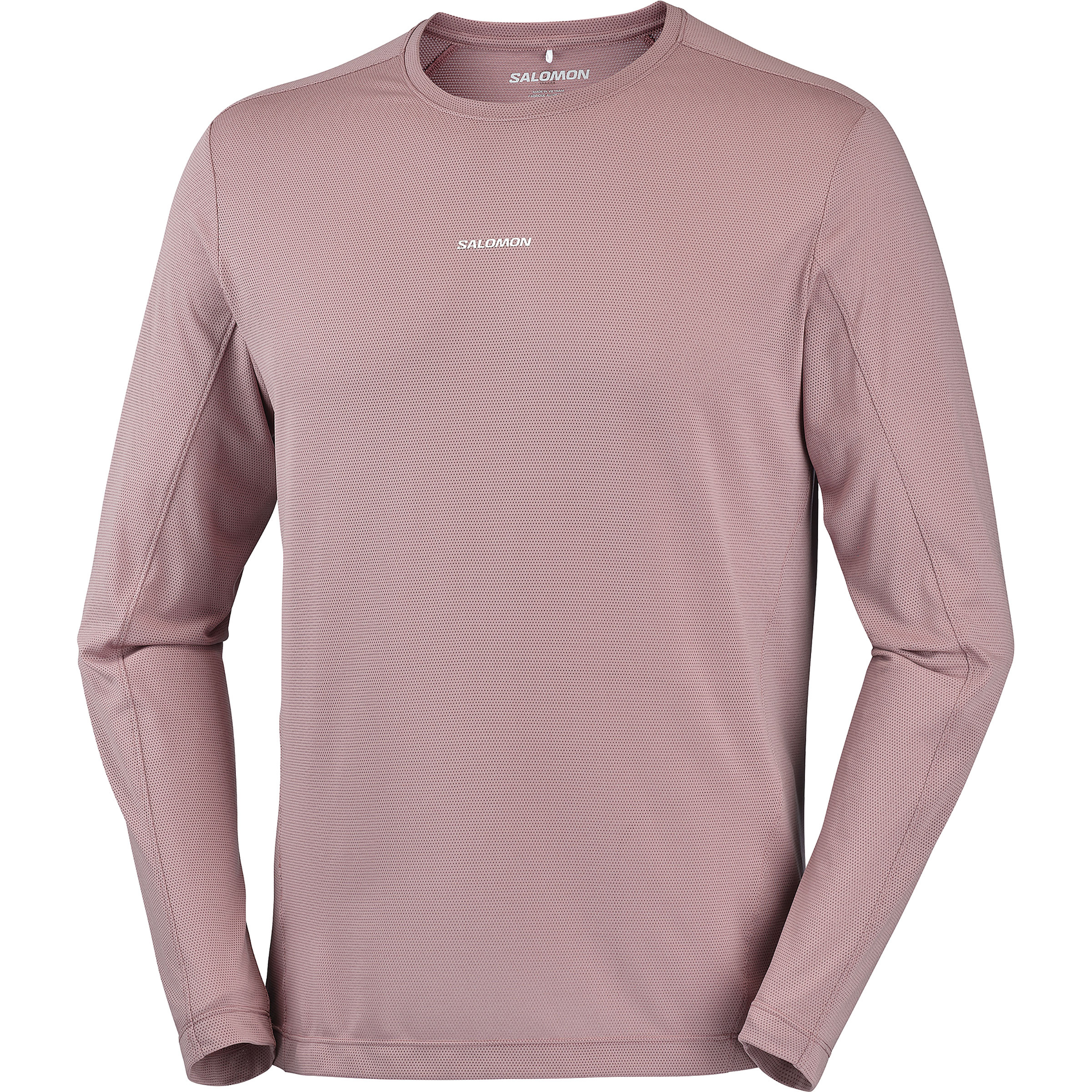 Salomon SHKout Core Herren Laufshirts rosa Größe M Trekking Elastisch
