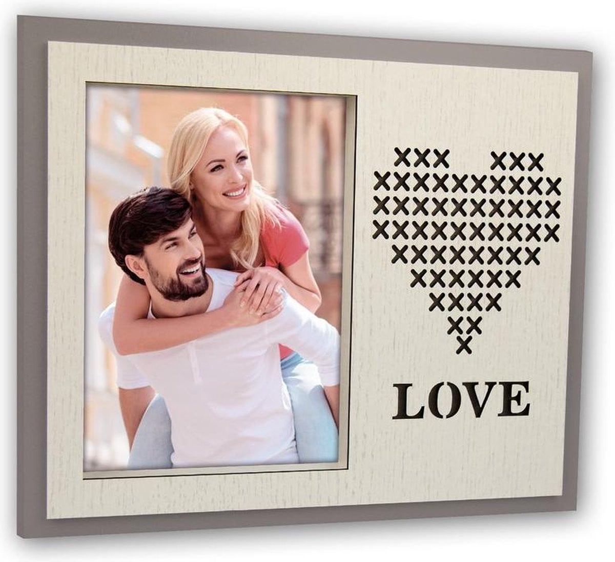 ZEP Modern Romantische Fotolijst Regine voor foto 13x18 cm, Afmeting: 26 x 22 cm - CX572