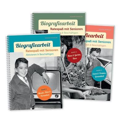 Biografiearbeit - Ratespaß mit Senioren, 3 Bde. im Set, Gebundene Ausgabe von Susann Winkler, Schlütersche Verlag, 978-3-89993-354-3