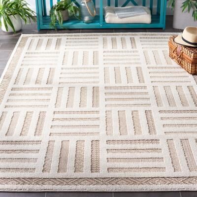 SAFAVIEH Global Laurenske Waterproof Patio Backyard Rug
