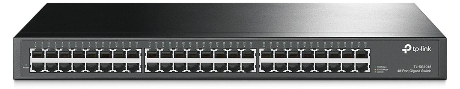 TP-Link TL-SG1048, Unmanaged, Gigabit Ethernet (10/100/1000), Rack-Einbau, 1U