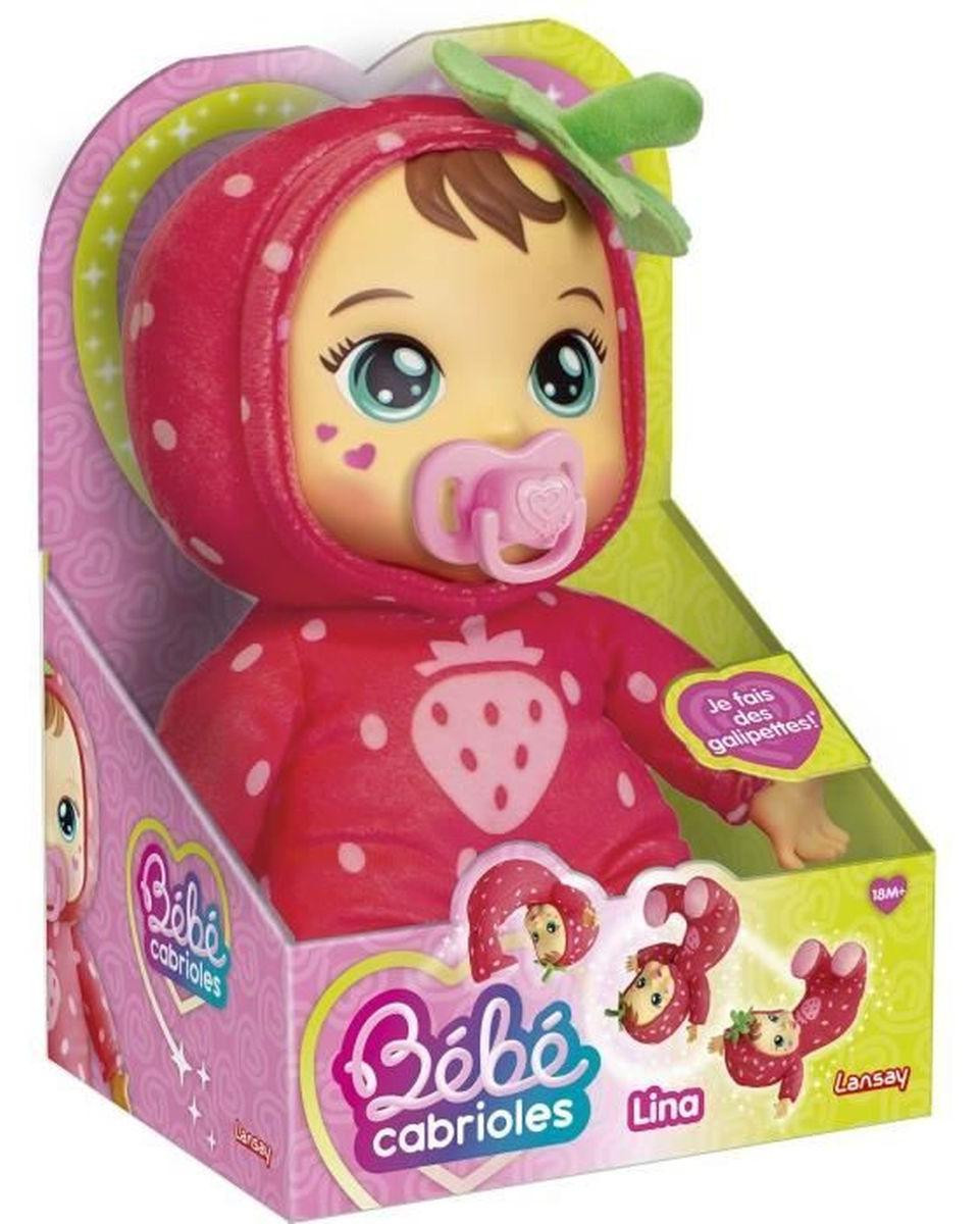 Lansay My Baby Capers Babypop Lina de Aardbei voor baby's vanaf 18 maanden