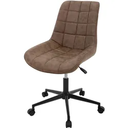 BÜROSTUHL Kunstleder braun