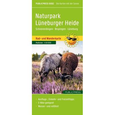Publicpress Rad- und Wanderkarte Naturpark Lüneburger Heide, Schneverdingen - Bispingen – Lüneburg 1:50.000, Sonstige von , KOMPASS Freytag & Berndt,