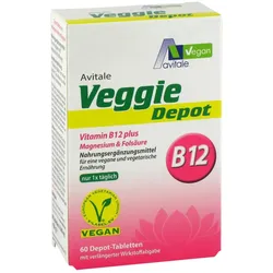 Veggie Depot Vitamin B12+magnesium+folsäure 60 ST