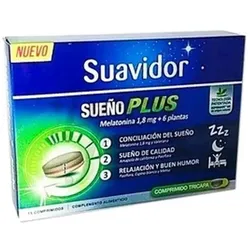 Urgo, Schlaftherapie, SUAVIDOR SUEÑO PLUS 15 Tabletten