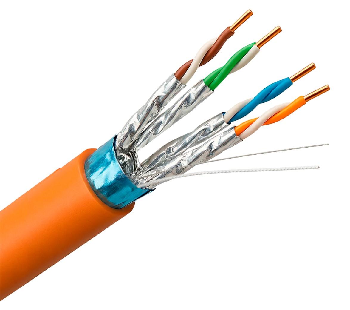 Uniview Netzwerkkabel F/FTP Cat6A 305m Orange - UV-F/FTP6A-300-BC23AWG-DCA-R-O