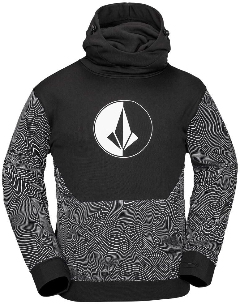 Volcom  - Hydro Riding Hoodie Black Print - S - Sweat