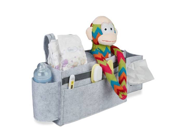 Relaxdays Betttasche für Hochbett aus Filz