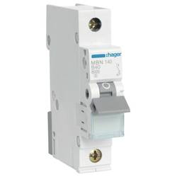 Hager MBN140 Hager MBN140, 50 - 60 Hz, 40 A, 1P Leitungsschutzschalter 1polig 40 A 400 V