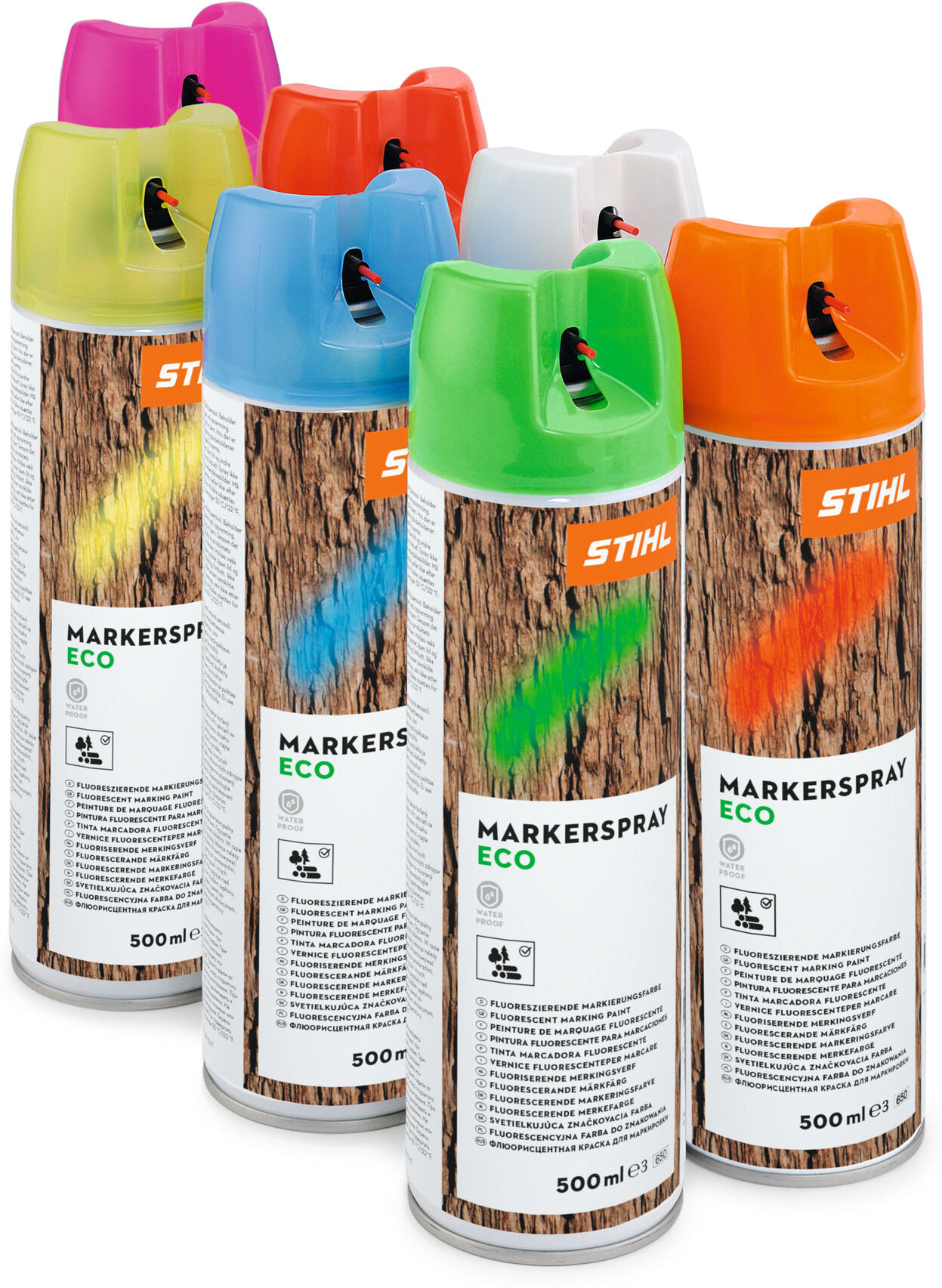 Stihl Bombe aérosol 500 ml, Jaune