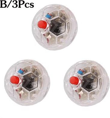 Inspire Curations GlowPounce Motion Activated Light Up Cat Ball Set 3pcs