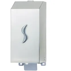 Seifenspender Orgavente BRINOX Edelstahl für Seife 500 ml Spender für Wandmontage, abschließbar, mit Pumphebel