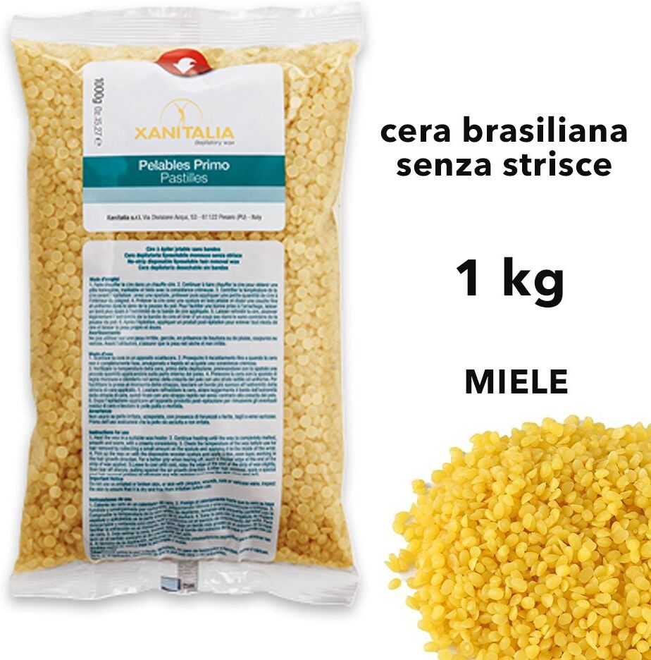 CERA BRASILIANA CERETTA SENZA STRISCE INDOLORE PALLINE MIELE CERETTA
