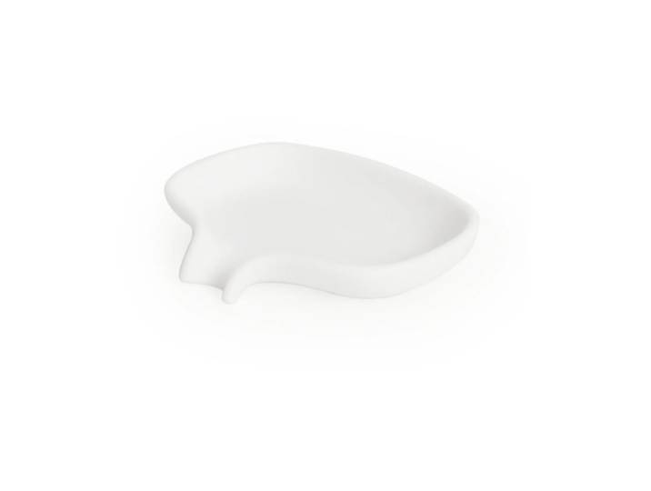 Bosign Porte-savon Soap Saver Flow avec bec d’écoulement small Blanc