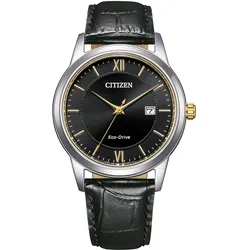 Citizen AW1784-16E Eco-Drive Solar Herrenuhr Schwarz/Bicolor