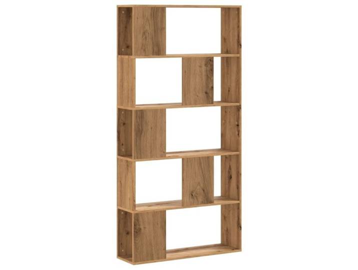 Bibliothèque 5 niveaux GKK Armoire à livres chêne artisanal bois ingénierie @1011