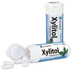 miradent Xylitol Kaugmmis Pfefferminze 30 St