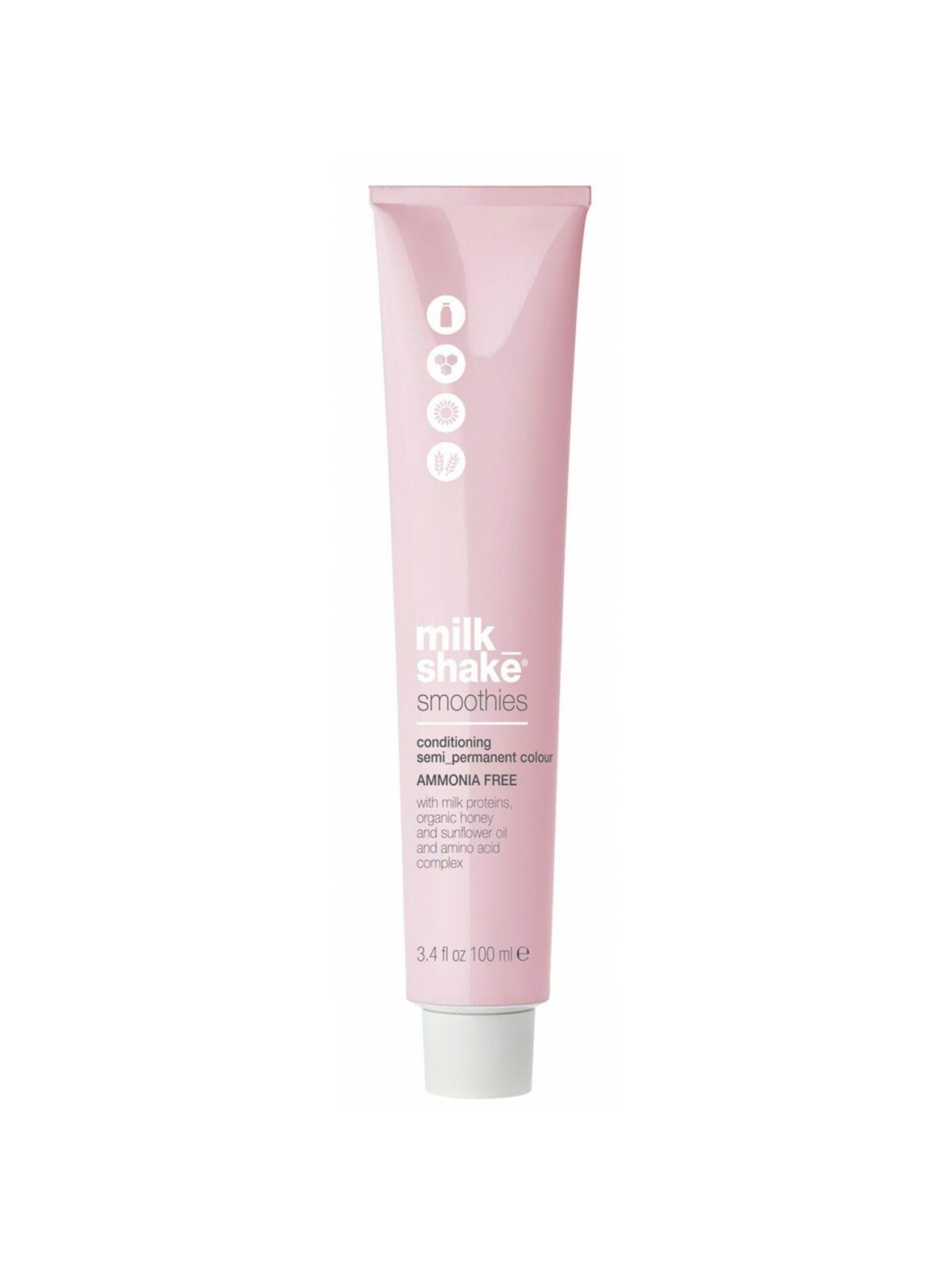 Milk Shake - Smoothies, Ammonia-Free, Semi-Permanent Hair Dye, 8.438CG Light Copper Golden Blond, 100 ml