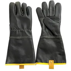 Yakiniku Grillhandschuhe Luxus, Backhandschuhe + Topflappen, Schwarz