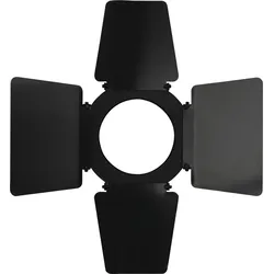 Showtec Barndoor for Parcan 30 Schwarzes vierflügeliges Aluminium-Flügeltor
