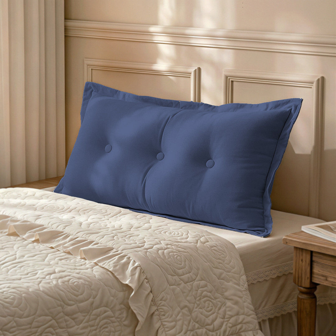 WOWMAX Backrest Pillow Blue 50cm x 100cm
