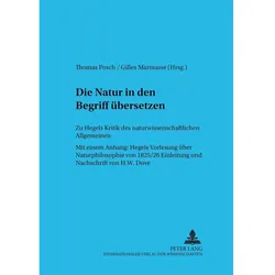 Die Natur in den Begriff übersetzen, Fachbücher