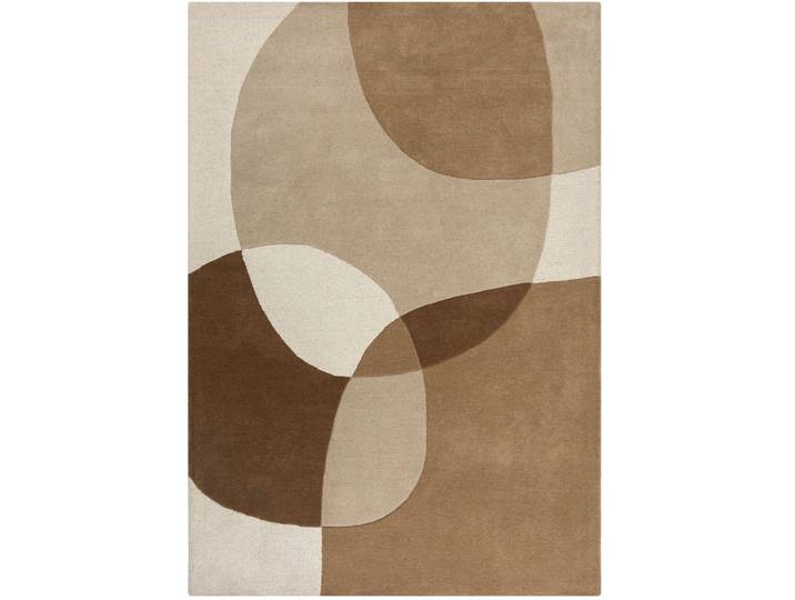 Teppich Vemba natur Symmetrie Wolle 200 x 290 cm