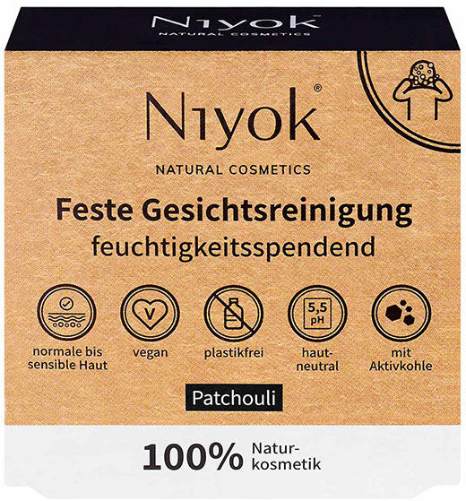 80g Niyok Feste Gesichtsreinigung - Patchouli