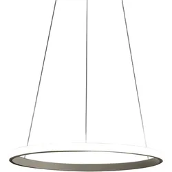 Gea Luce IOLE S/1 Pendelleuchte – Titan-Aluminium-Gestell, 28-W-LED, 1300 lm, 3000 K, dimmbar (Phasenabschnitt- und Druckdimmung) – Design: Gealuce