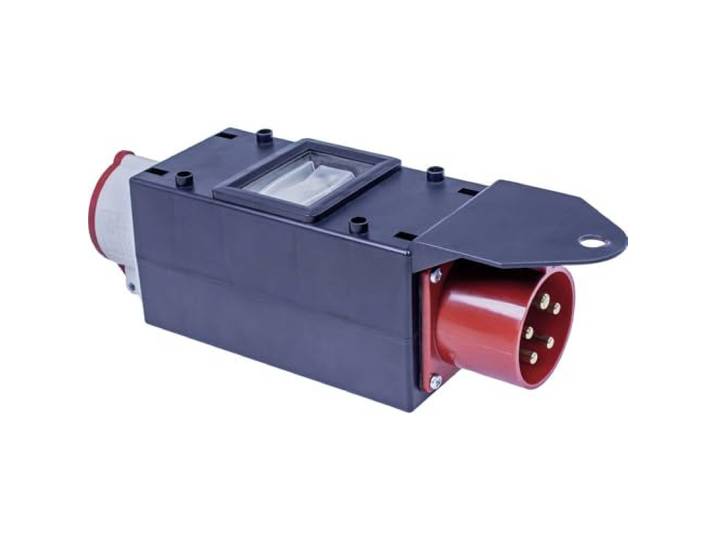 as - Schwabe MIXO Adaptateur/Distributeur de Courant NAHE Fiche CEE sur Prise CEE à 5 Broches Pour Chantier et Usage commercial IP44 Made in Germany I 60703