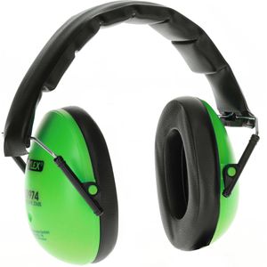 Stylex Kapselgehörschutz Stilles Lernen SX-4230, für Kinder, faltbar, grün, SNR 23 dB