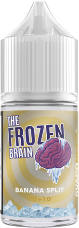 Svaponext Banana Split Frozen Brain Aroma Mini Shot 10ml Banana Gelato Vaniglia Ghiaccio